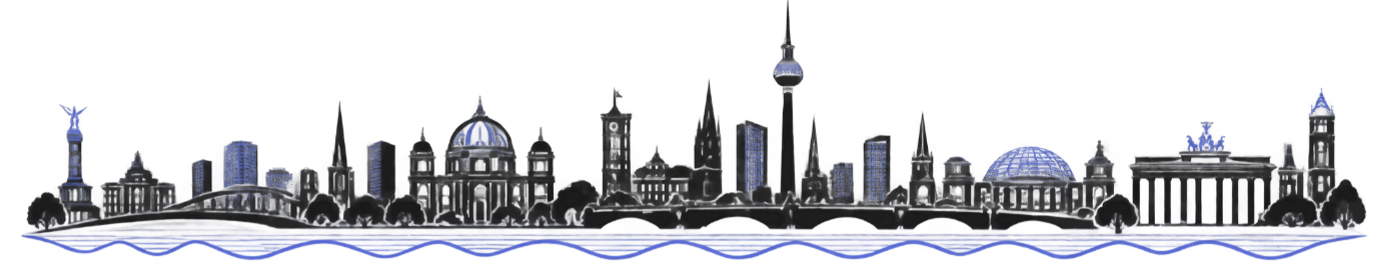 Berliner Skyline im I-Ke-Design